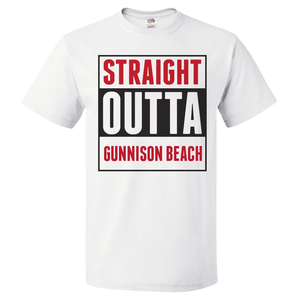 Straight Outta Gunnison Beach T shirt Straight Out Of Gunnison Beach Tee